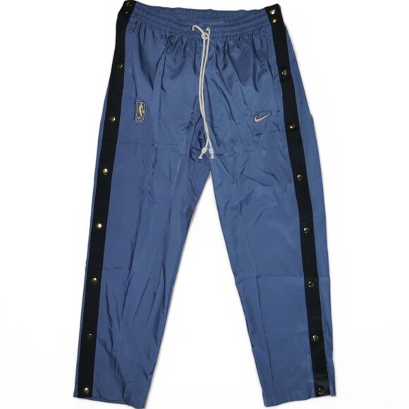 Nike Men's Size XL NBA Tear-Away Basketball Pants Team Warm Ups Blue/Gold NWT - Picture 8 of 13